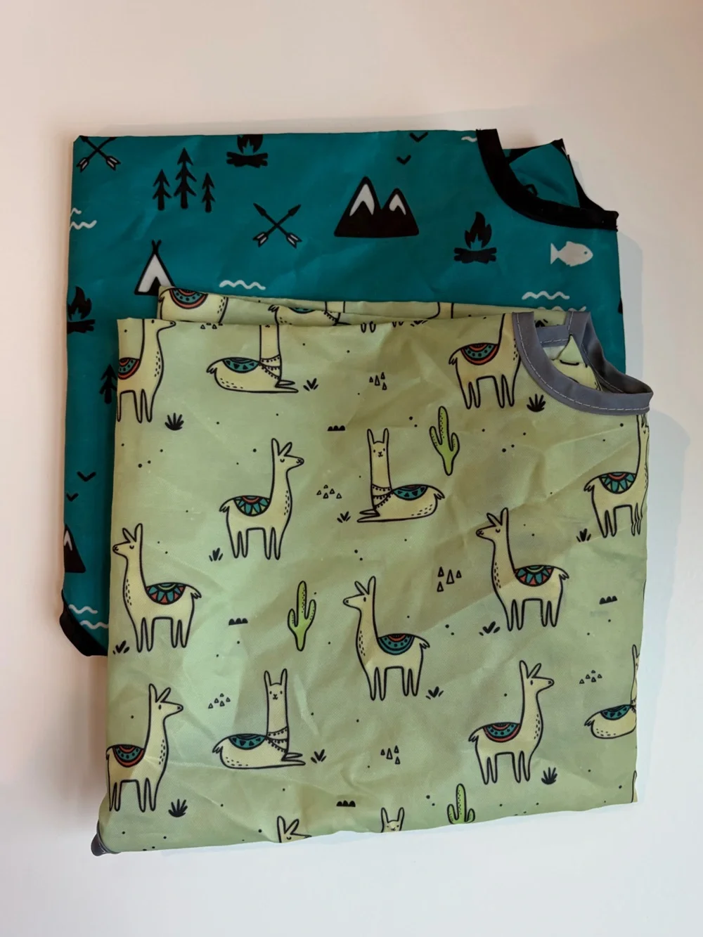 Bumkins Waterproof Sleeved Bibs Bundle of 2 Machine Washable 6-24 months